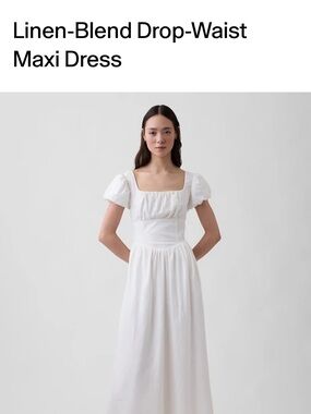GAP | Dresses | Gap Denim Blouson Cutout Maxi Dress With Washwell | Poshmark